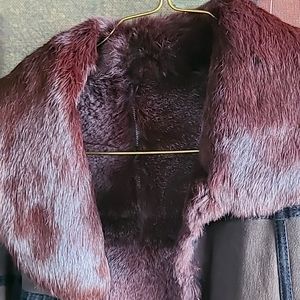 Women Fur Coat.Real rebbit
